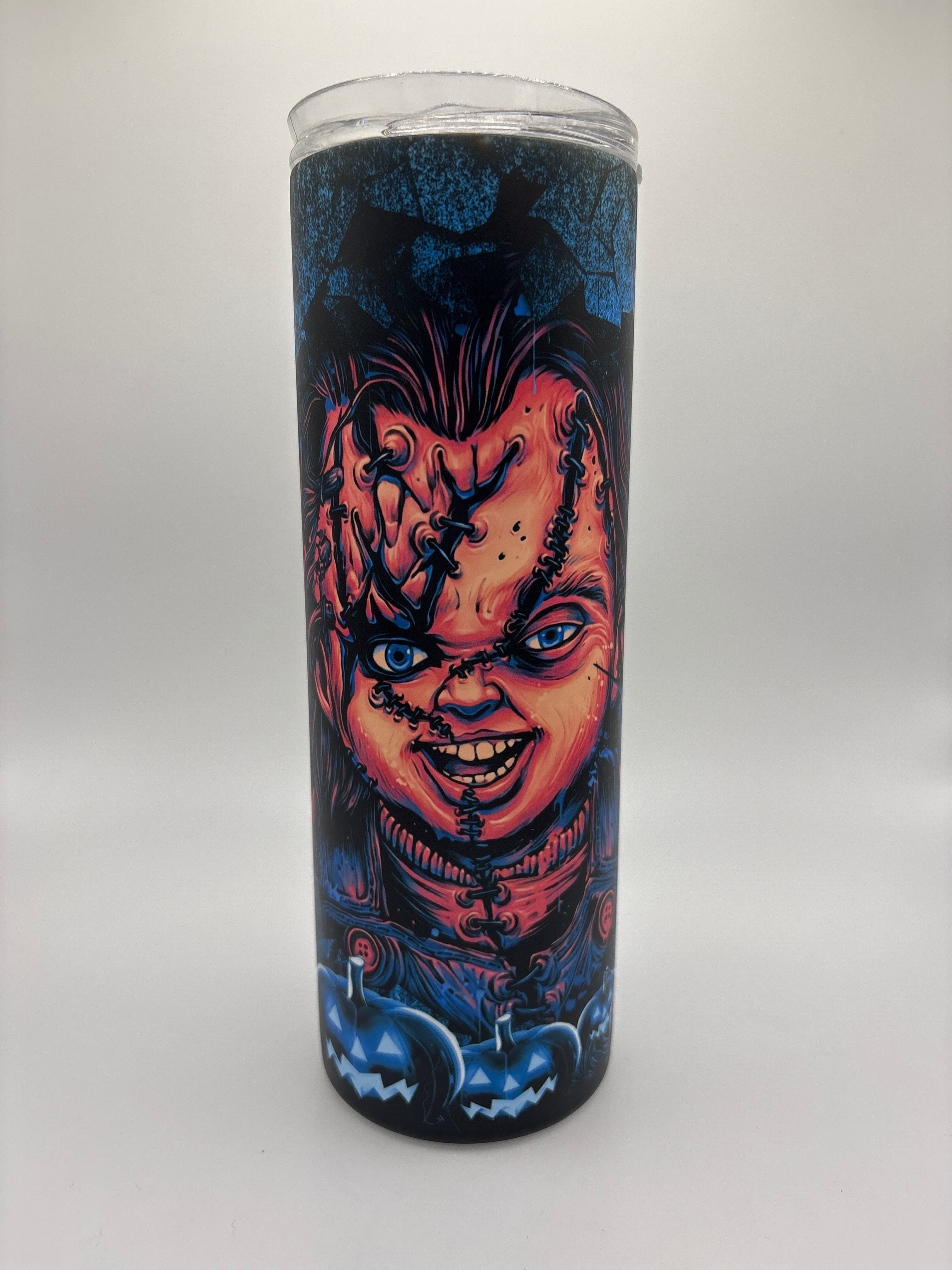 Evil Doll - 20 oz Glow in the Dark Tumbler