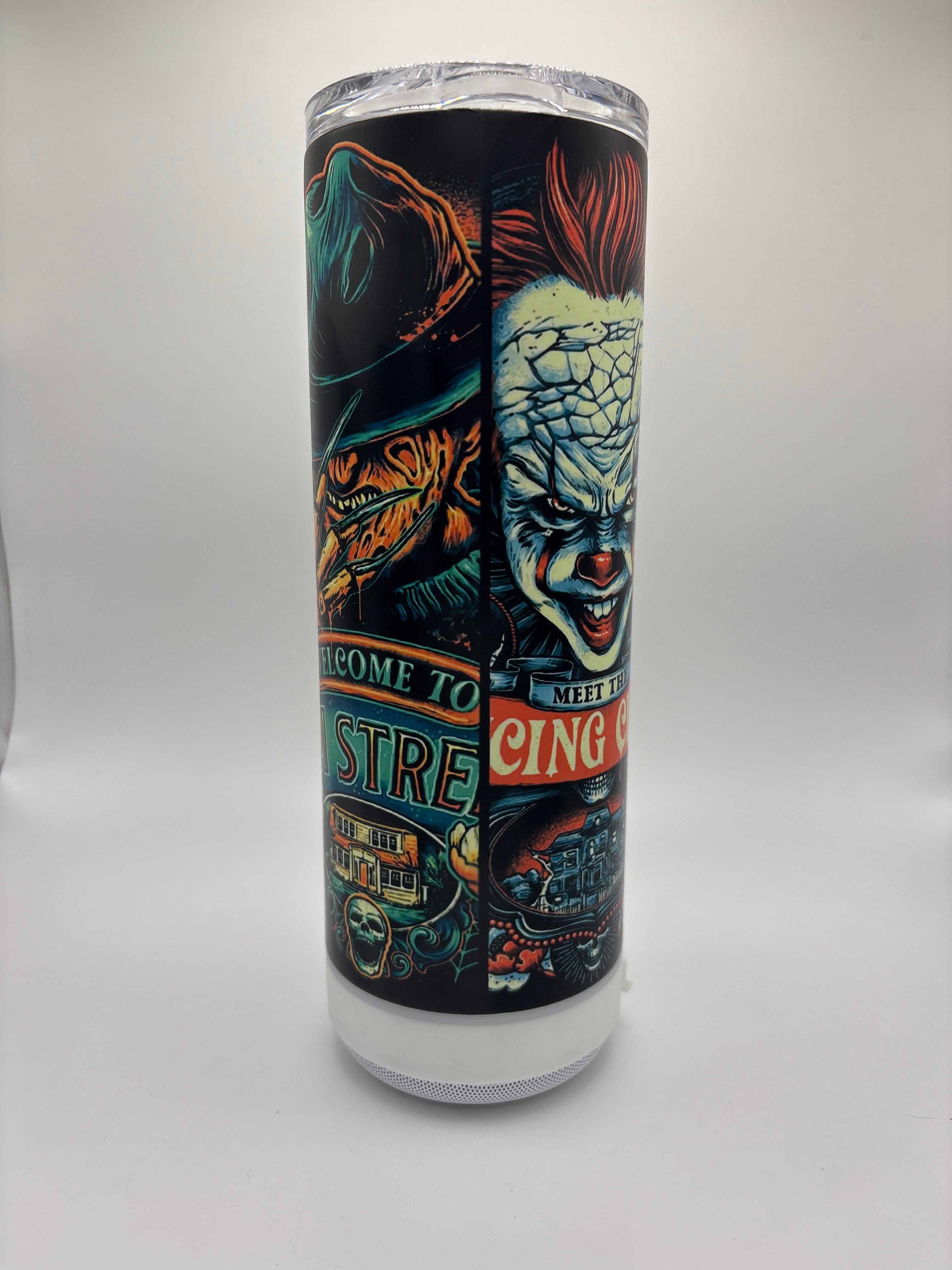 Horror Characters - 20 oz Glow in the Dark Speaker Tumbler