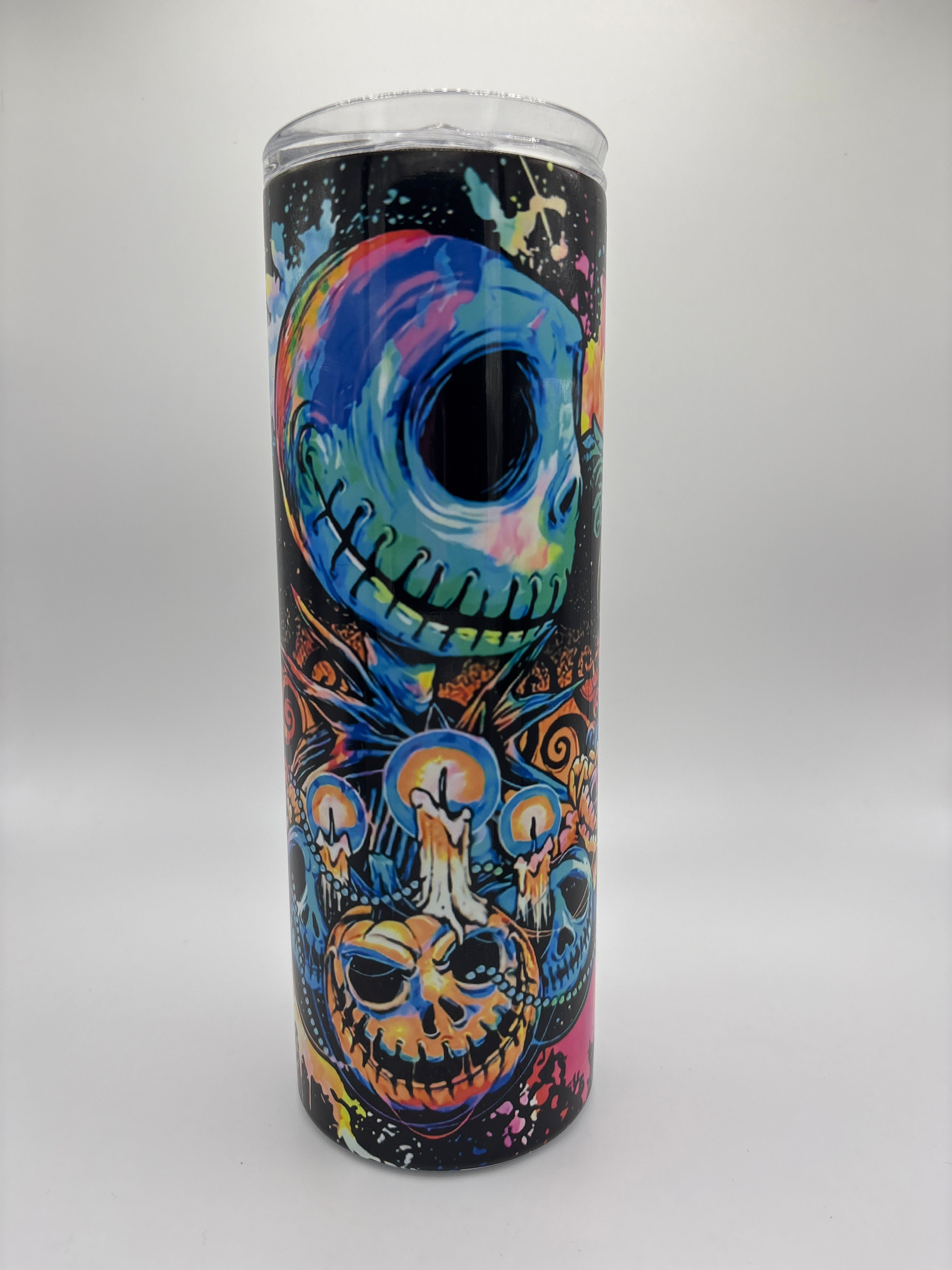 Multicolor Skellington - 20 oz Tumbler