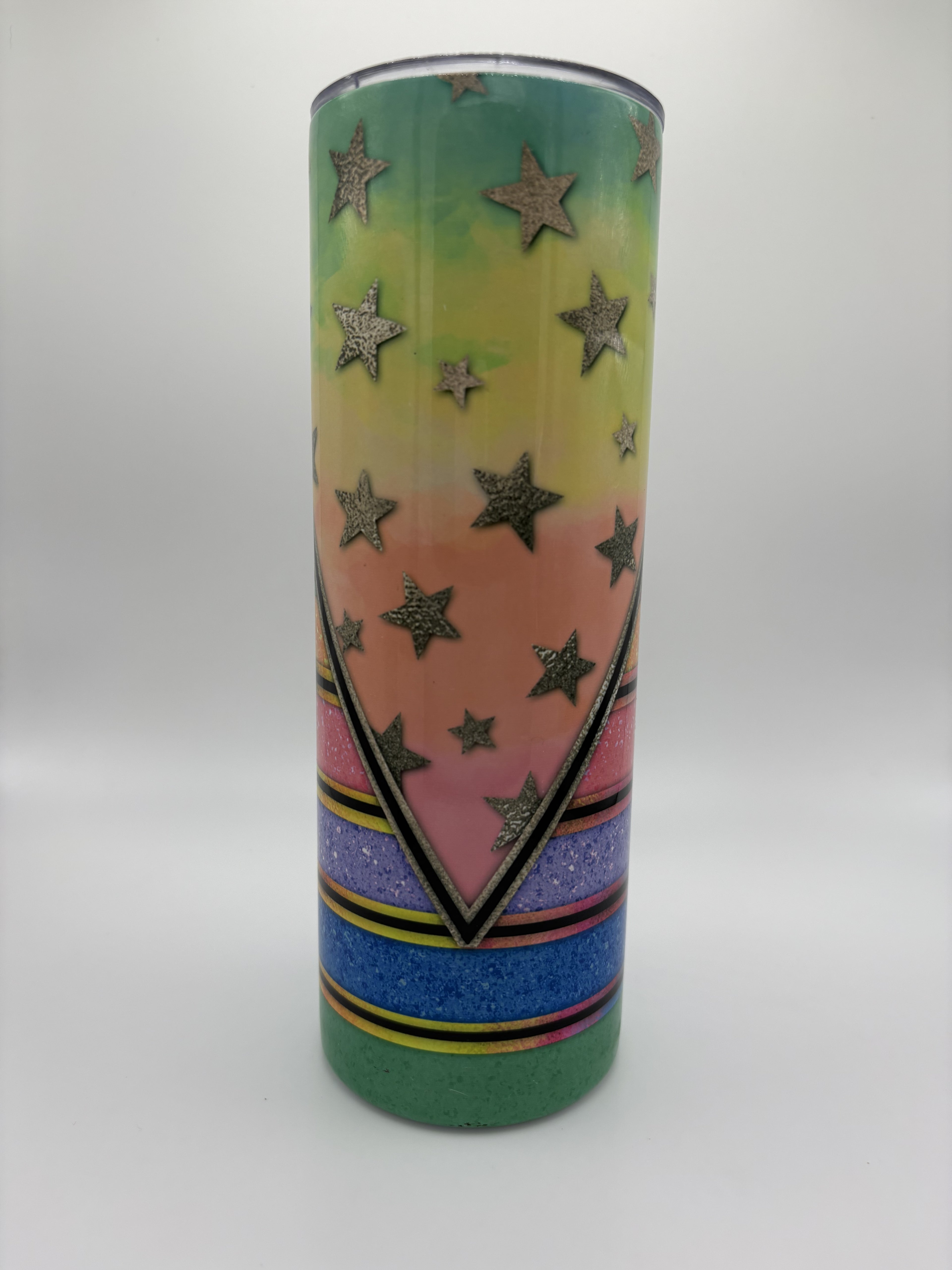 Rainbow Stars & Stripes - 20 oz Tumbler