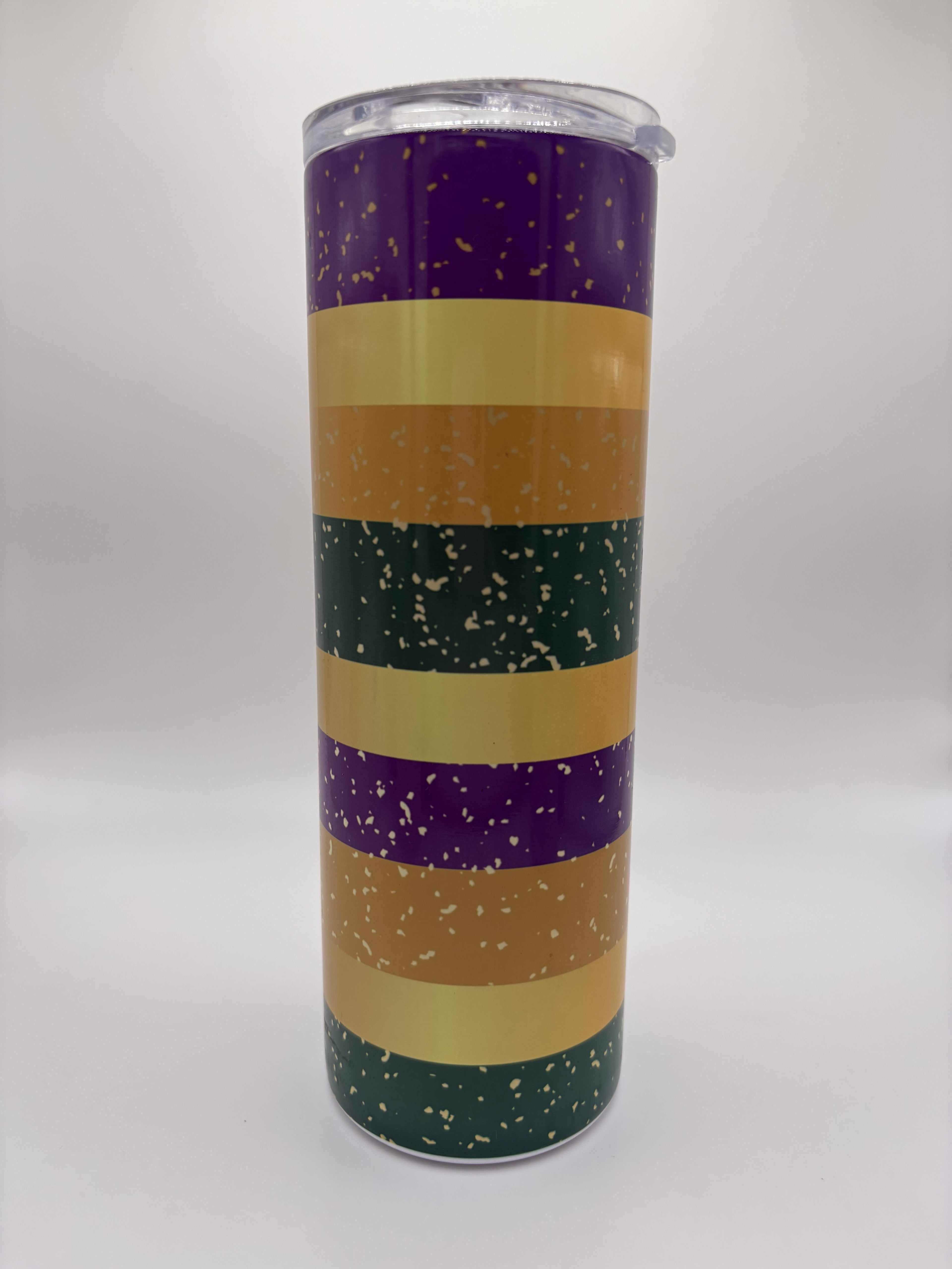 Mardi Gras Stripes - 20 oz Tumbler