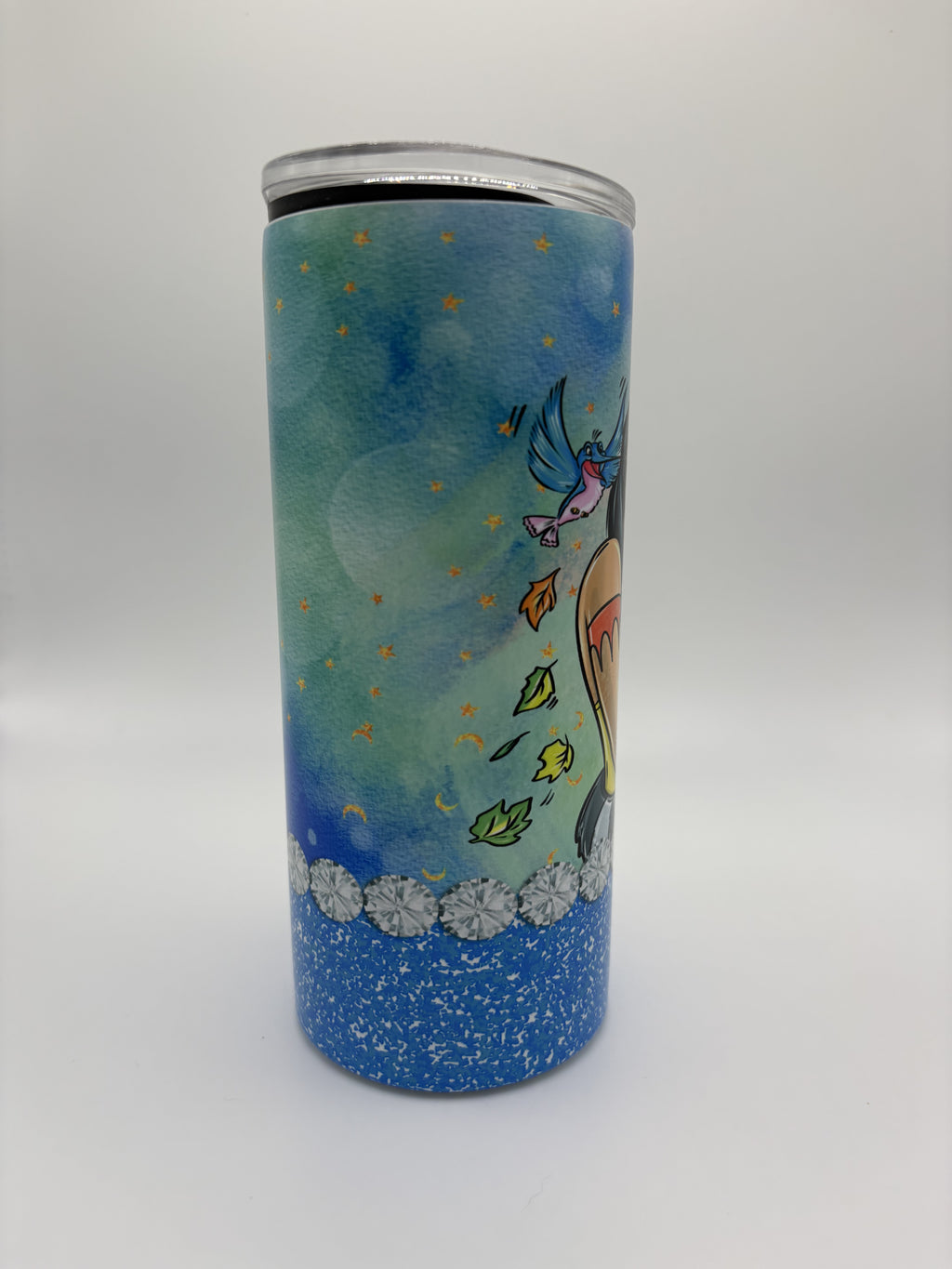 Native American Princess - 15 oz Glow in the Dark Tumbler