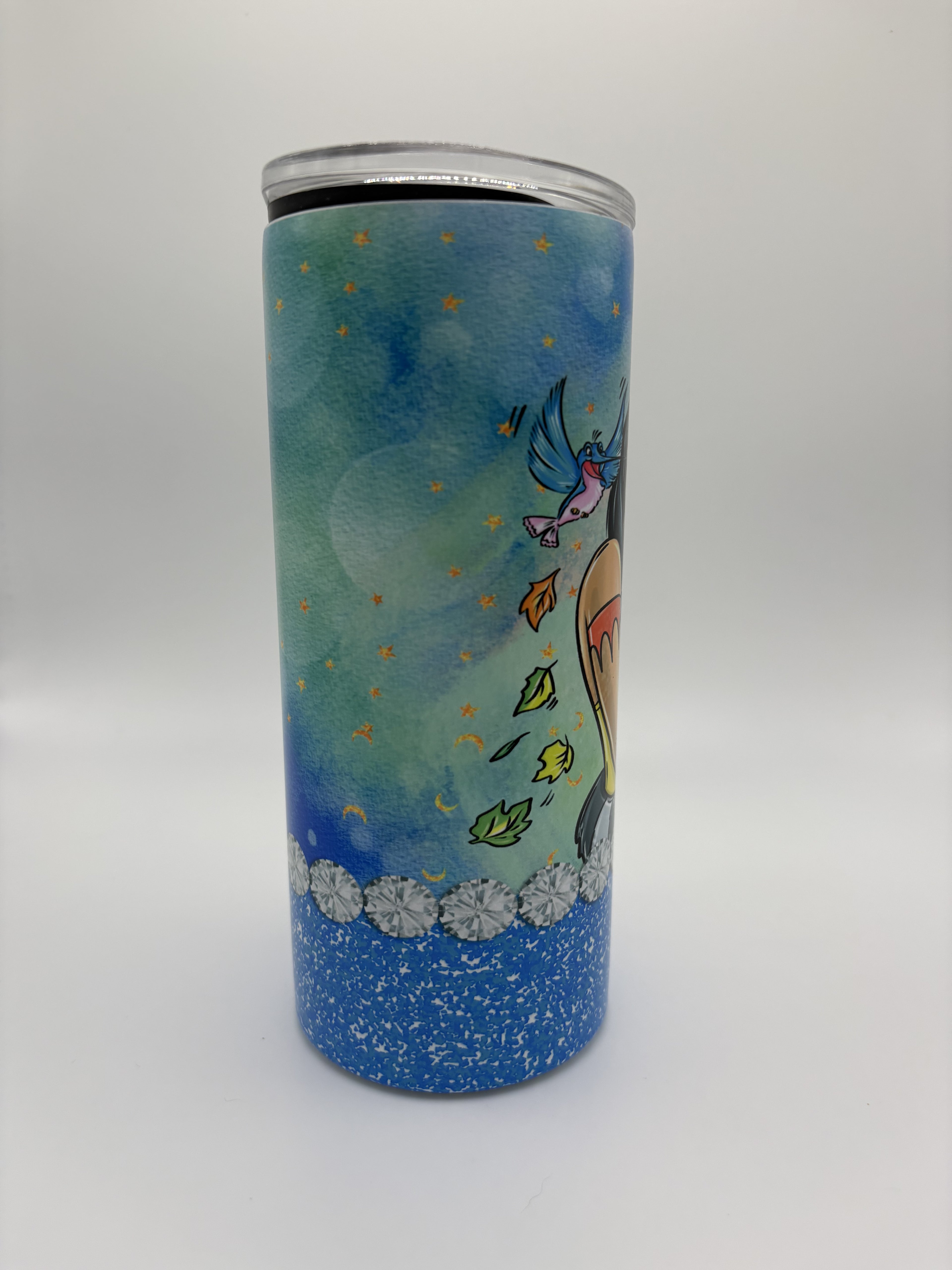 Native American Princess - 15 oz Glow in the Dark Tumbler