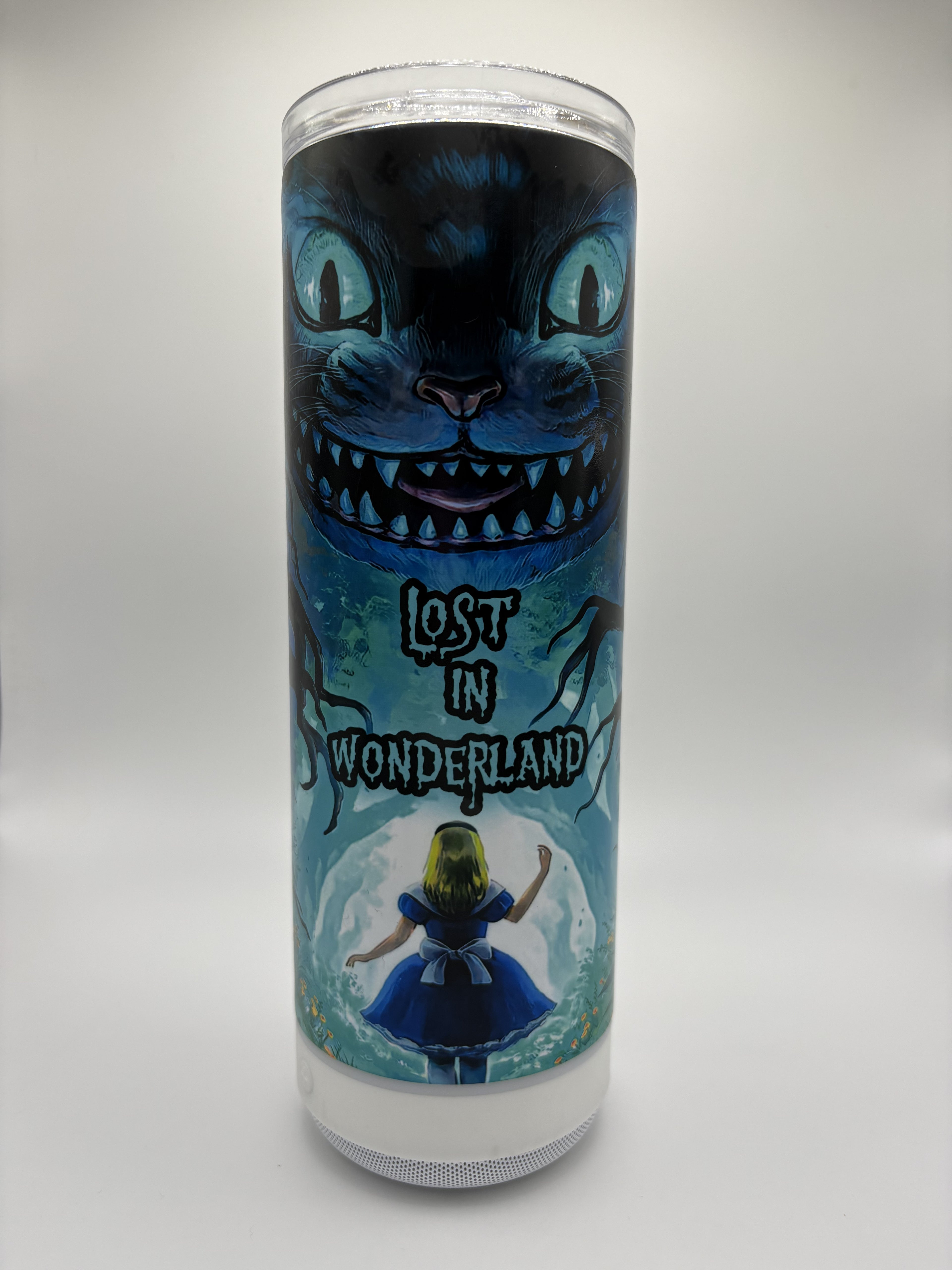 Wonderland - 20 oz Glow in the Dark Speaker Tumbler