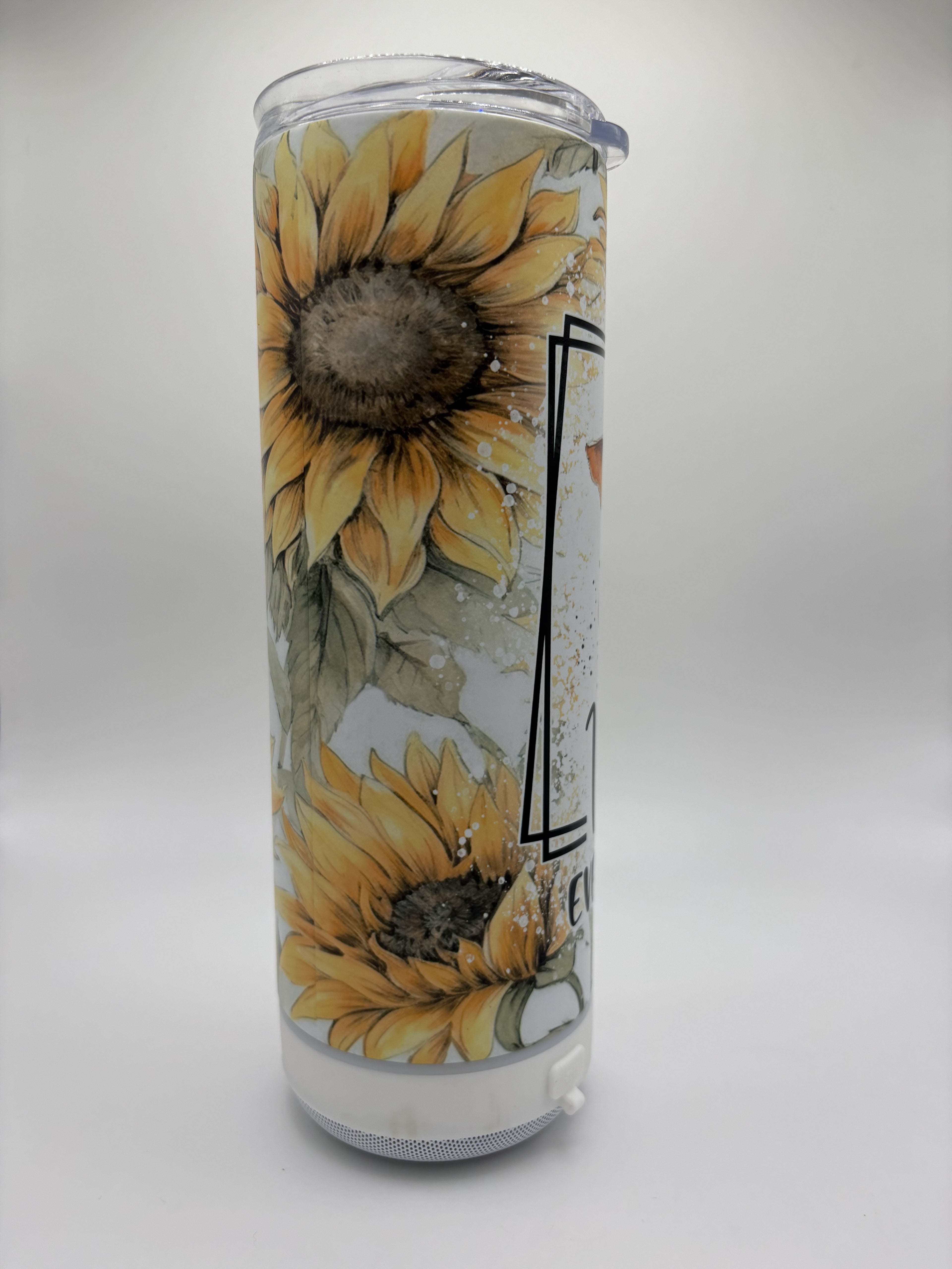 It's Fine Cow - 20 oz Glow in the Dark Speaker Tumbler