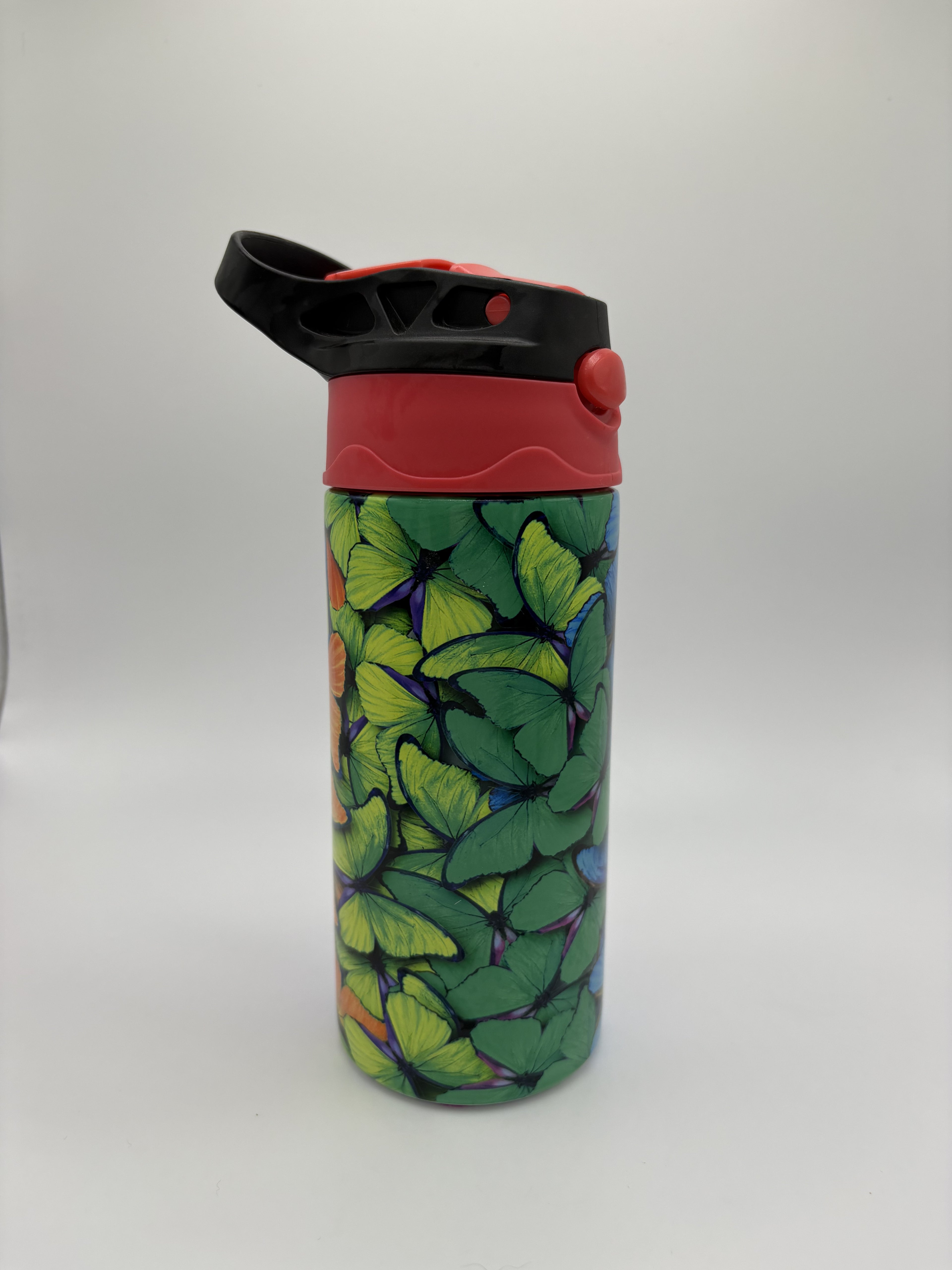 Butterfly Flip Top Tumbler