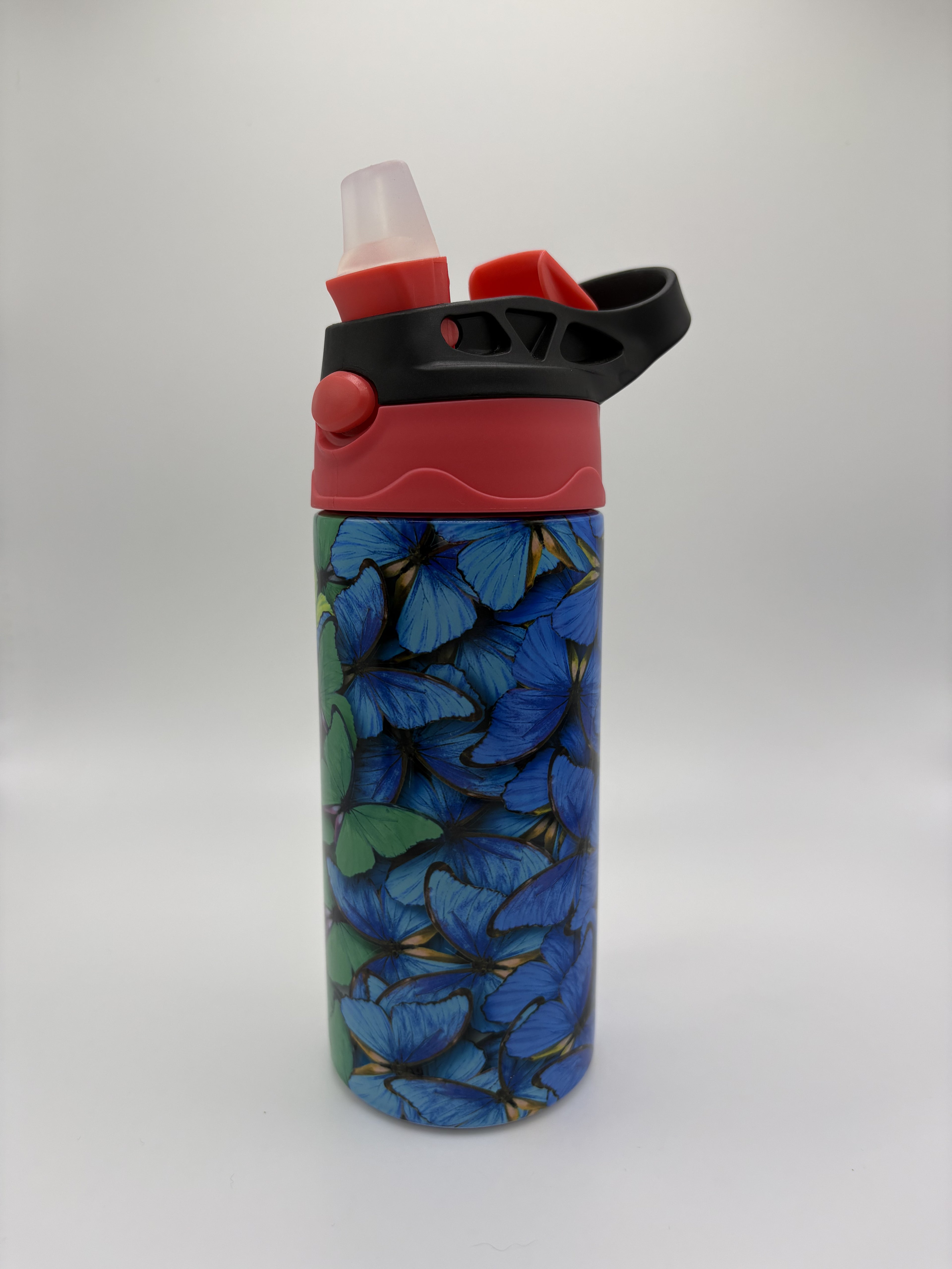 Butterfly Flip Top Tumbler