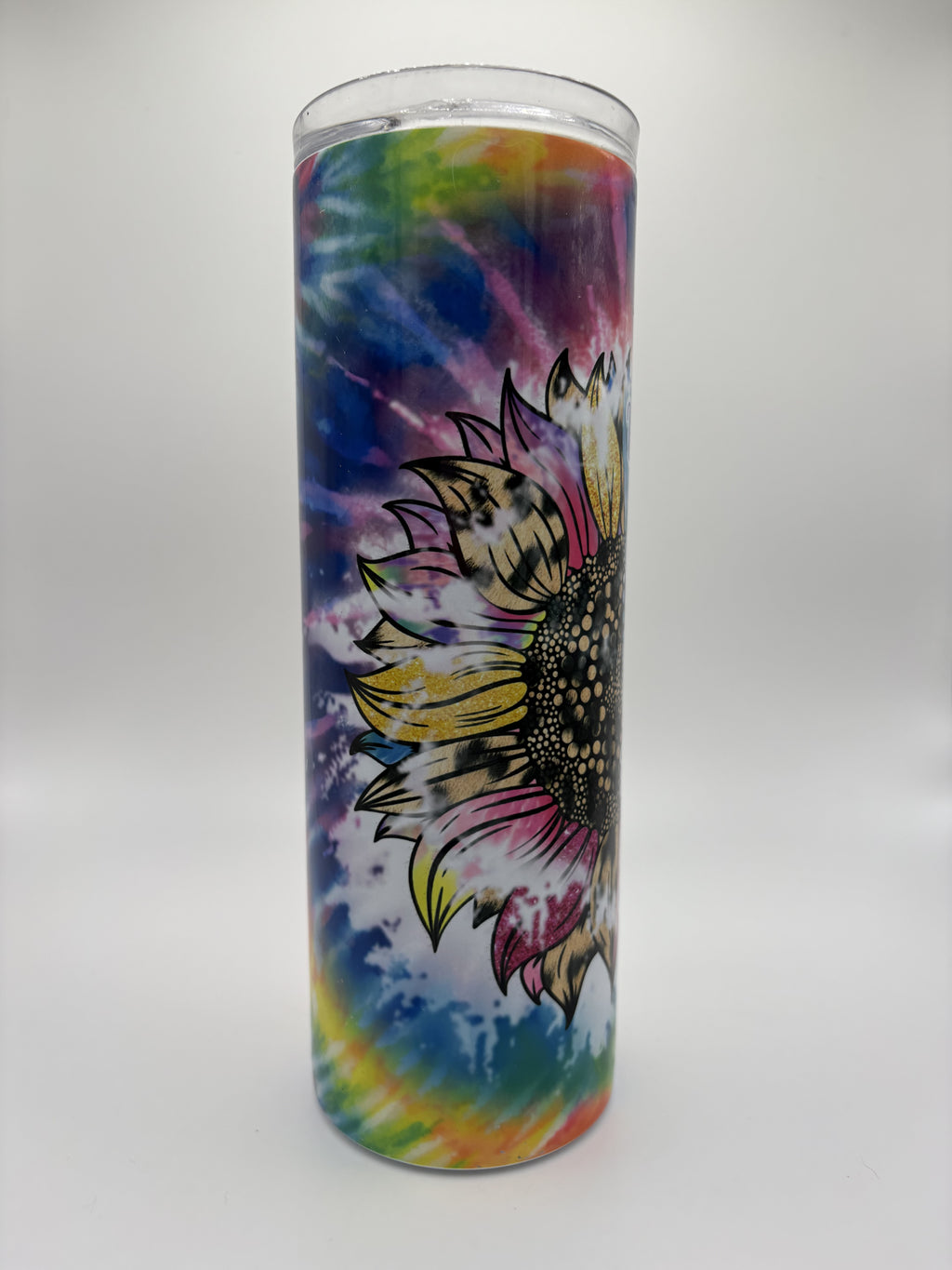 Tie Dye Sunflower - 20 oz Tumbler