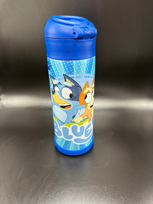 Blue Dog Flip Top Sippy Blue